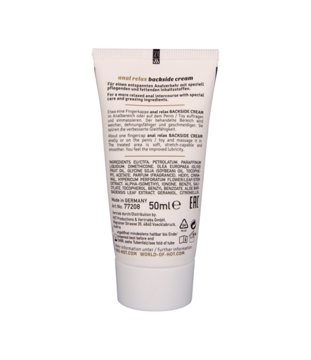 HOT Achterkant - Anal Relax Cream - 2 fl oz / 50 ml