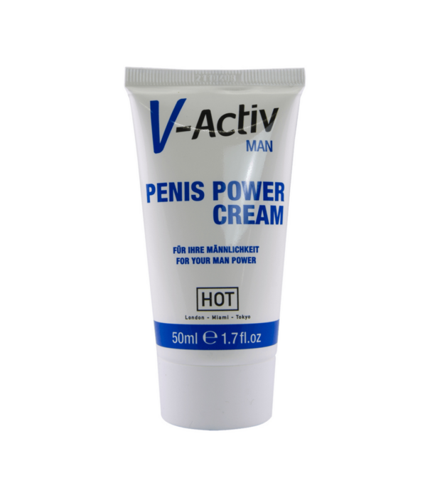 HOT V-Activ - Penis Power Cream voor Mannen - 2 fl oz / 50 ml
