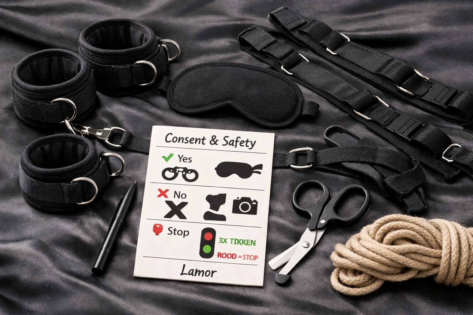 Beginnen met bondage-accessoires: veilig & spannend