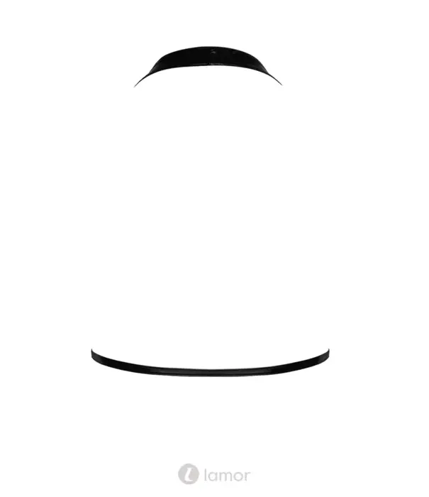 * NOIR handmade Noir Handmade F391 Troublemaker bralette wetlook bandjes zwart