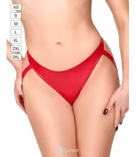 Troublemaker string wetlook jockstrap Rood, F394