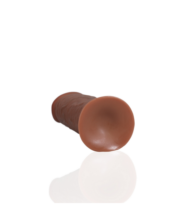 RealRock by Shots Extra Dikke Recht zonder Ballen 8 / 20,3 cm - Tan