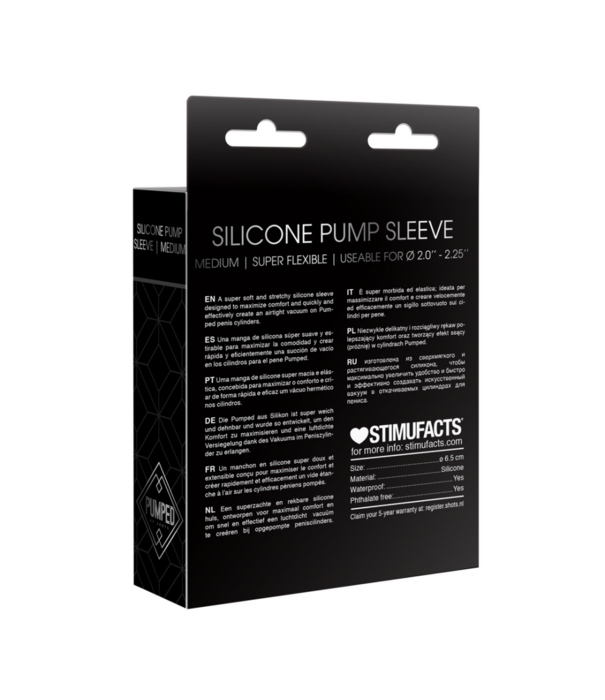 Pumped by Shots Siliconen Pomp Mouw - Medium