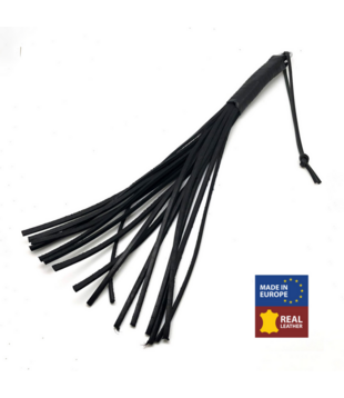 Martinet met Leren Touwen - 43 cm - Zwart