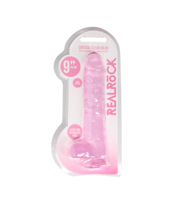 RealRock by Shots Realistisch Dildo met Ballen - 9 / 23 cm