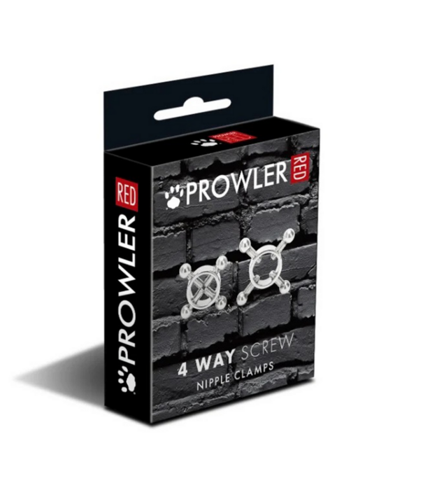 Prowler Red 4-Weg Schroefnippel Klem - Zilver