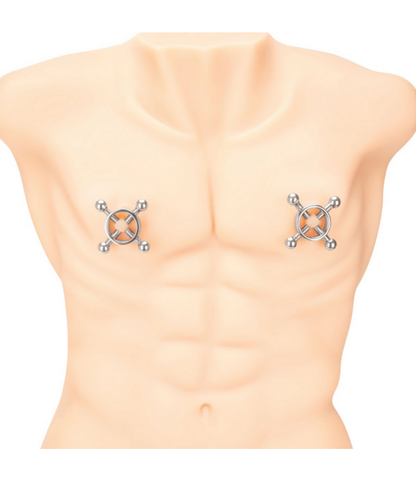 Prowler Red 4-Weg Schroefnippel Klem - Zilver