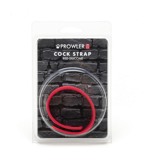 Prowler Red Silicone Cock Strap - Rood