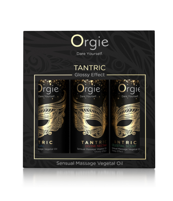 Orgie Tantric - Sensuele Massageolie Set - Mini Formaat