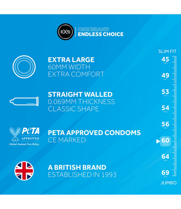EXS Magnum Grote Retailverpakking - 48 Stuks