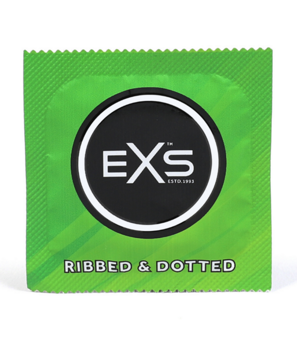EXS EXS Ribbed Dotted en Flared - Condoms - 3 Stuks