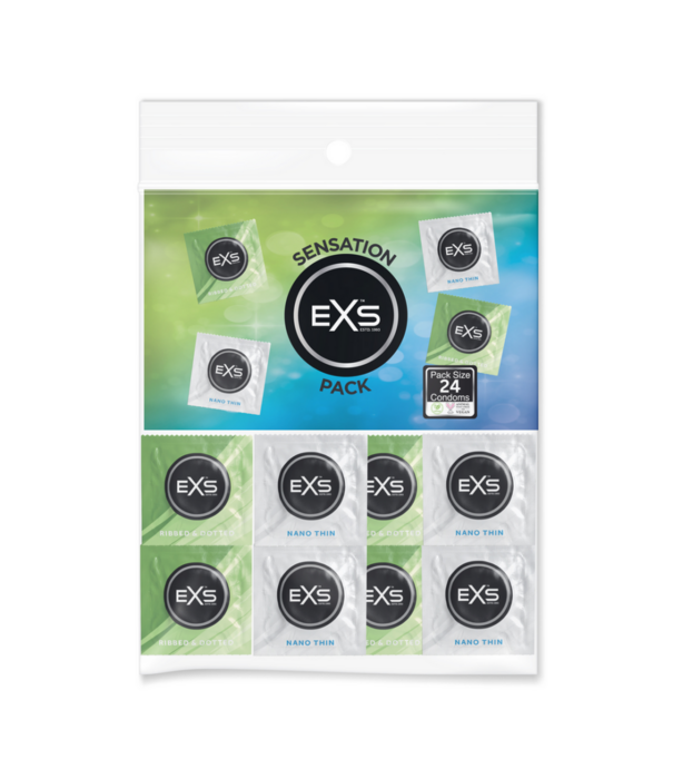 EXS EXS Sensation Pack - Condooms - 24 Stuks