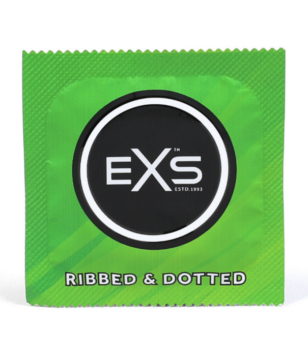 EXS EXS 3 in 1 - Ribbed, Dotted en Flared - Condooms - 144 Stuks