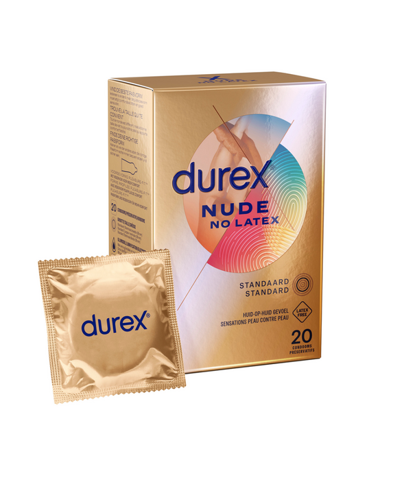 Durex Condooms Nude - Condooms zonder Latex - 20 Stuks