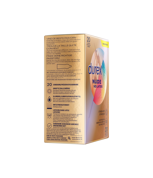 Durex Condooms Nude - Condooms zonder Latex - 20 Stuks