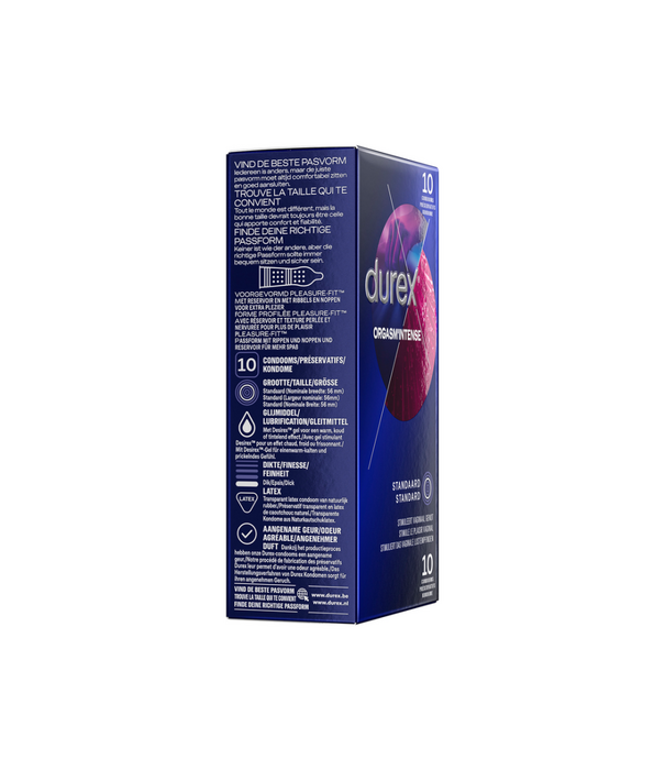Durex Orgasm Intense - Condooms - 10 Stuks