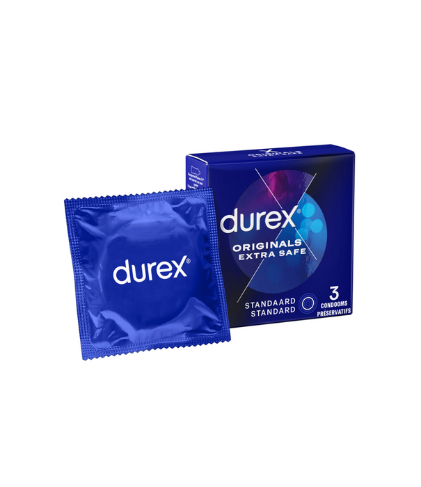 Durex Originals Extra Safe - Condoms - 3 Stuks