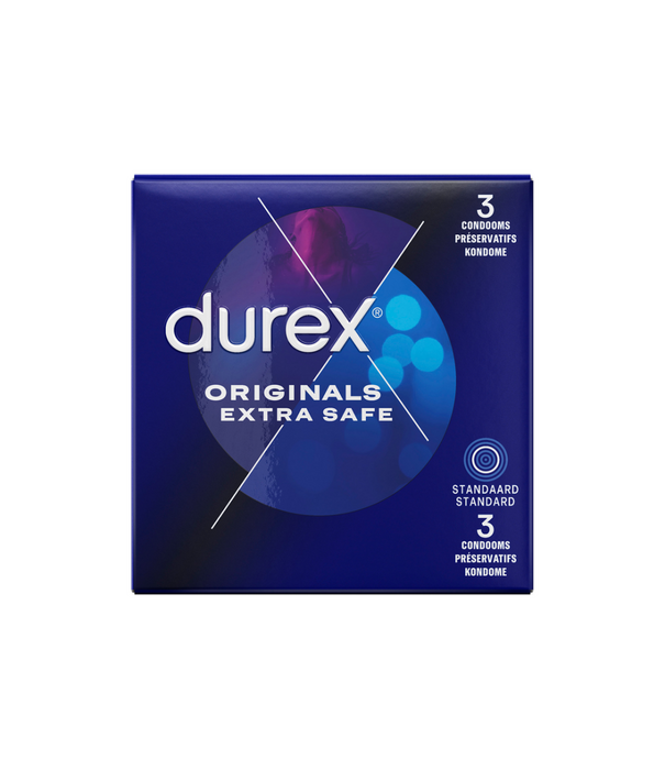 Durex Originals Extra Safe - Condoms - 3 Stuks