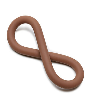 Siliconen Hefty Wrap Ring - Cockring - 9 / 22,9 cm - Huidskleur 2