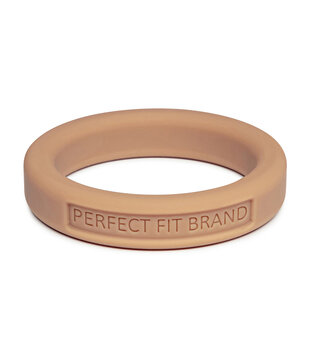 Silicone Hefty Ring Classic - Cockring - 1,4 / 3,6 cm - Huidskleur 3