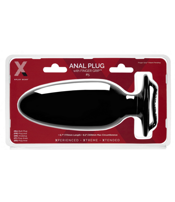PerfectFitBrand Finger Grip Plug #5L - Butt Plug met Vinger Grip