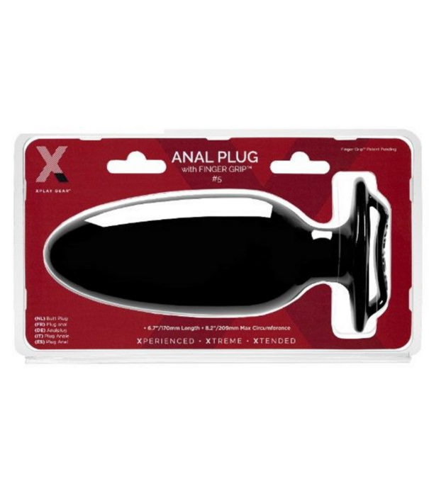 PerfectFitBrand Vinger Grip Plug #3L - Butt Plug met Vinger Grip