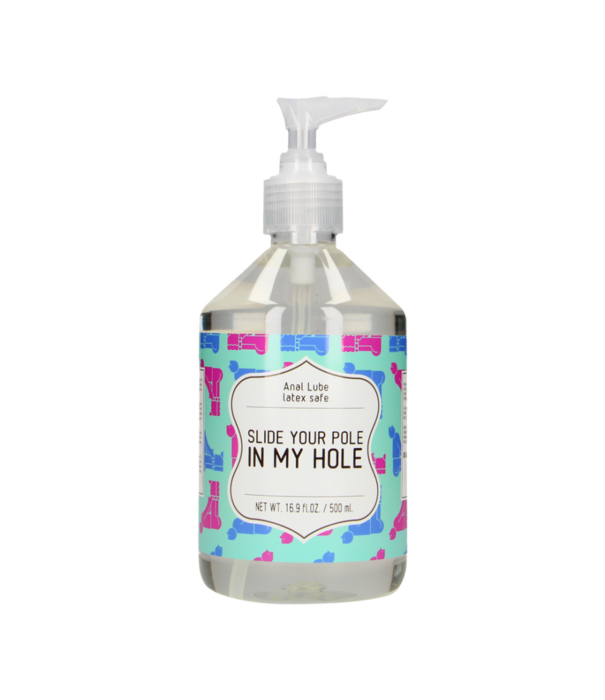 S-Line by Shots Slide Your Pole In My Hole - Waterbased Lubricant - 17 fl oz / 500 ml