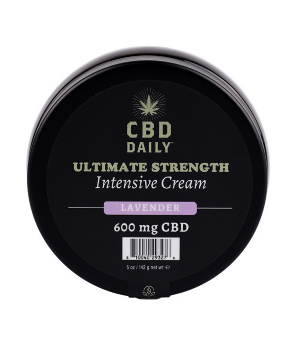 Earthly body CBD Daily Ultimate Strength Intensive Cream - Lavendel - 5 oz / 142 g