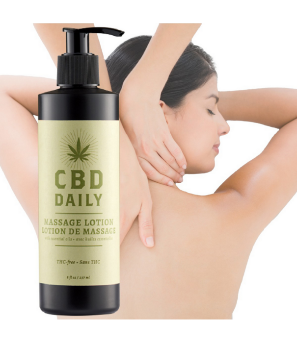 Earthly body CBD Daily Massage Lotion - 8 fl oz / 237 ml