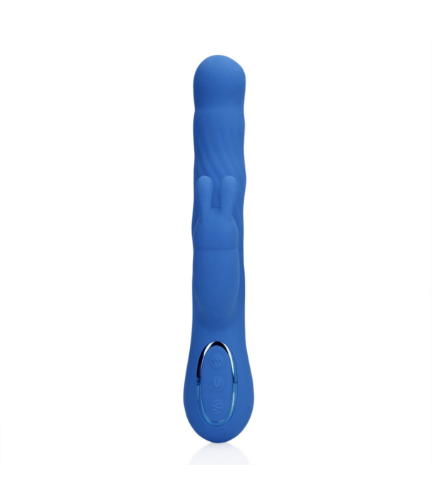 Loveline by Shots Wiggle Rabbit Vibrator - Jetset Blauw