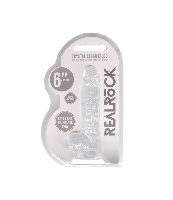 RealRock by Shots Realistische Dildo met Ballen - 6 / 15 cm