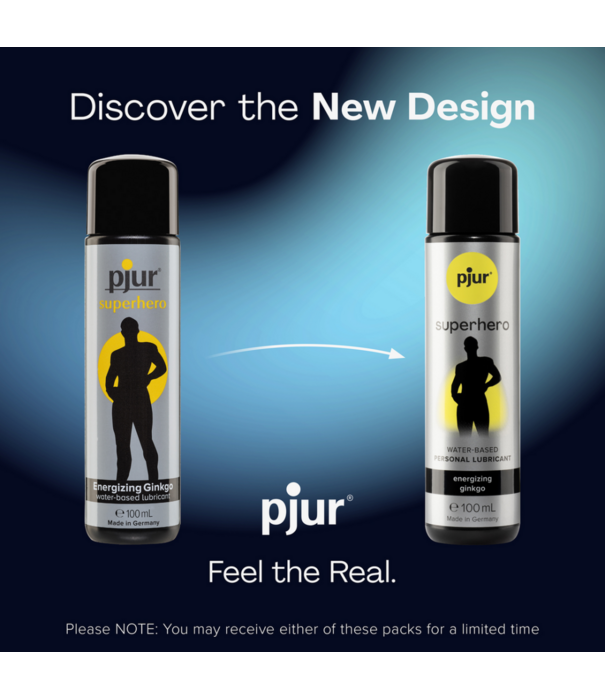 Pjur Superhero - Energizing Waterbased Lubricant for Men - 1 fl oz / 30 ml