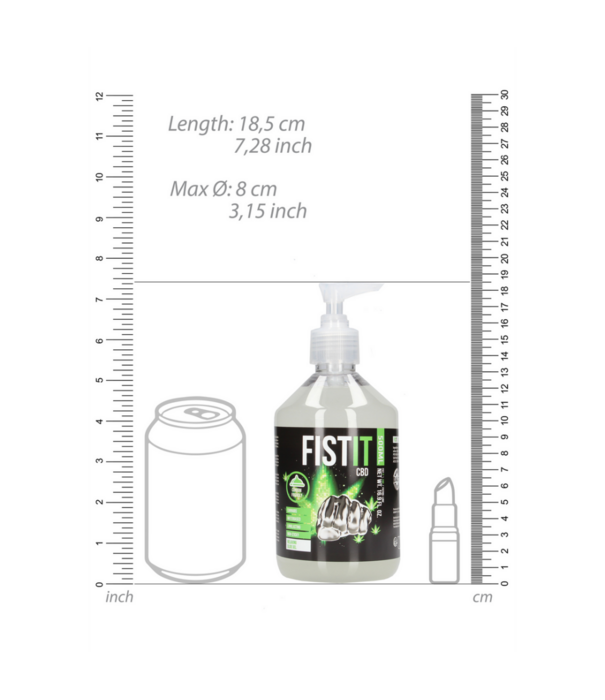 Fist It by Shots CBD Glijmiddel - 500 ml - Pomp