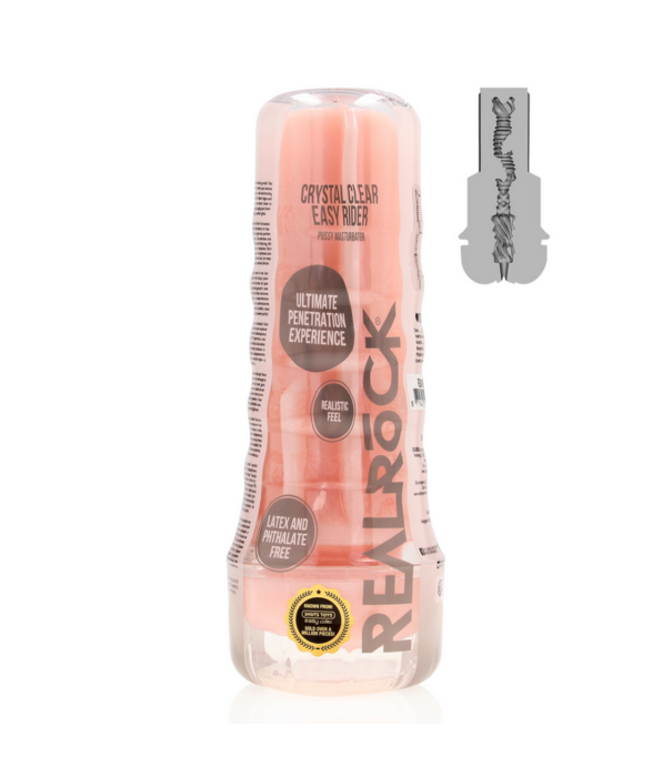 RealRock by Shots Easy Rider - Pussy Masturbator - Flesh