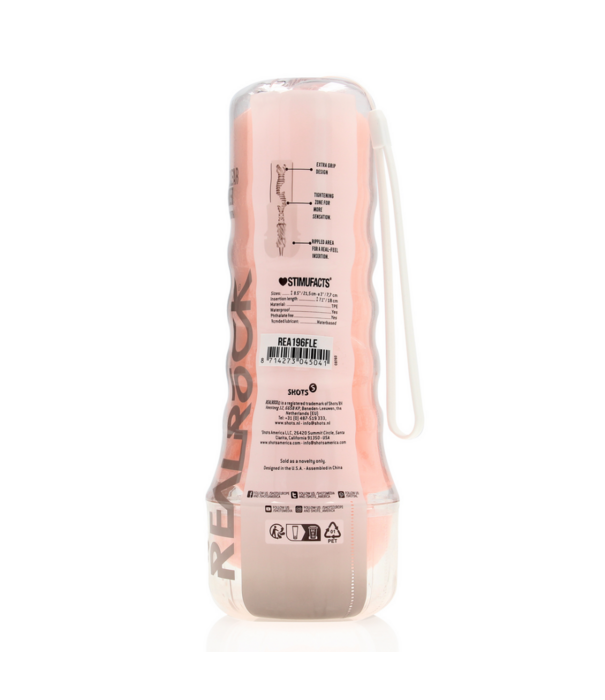 RealRock by Shots Easy Rider - Pussy Masturbator - Flesh