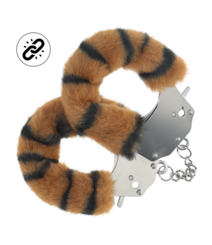 Zware Fluffy Handboeien - Tijger