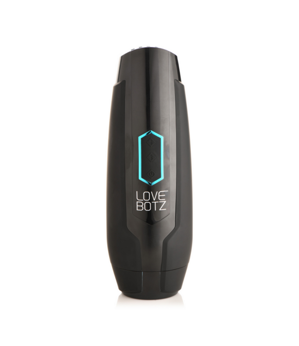 De Milker Max - 14X Duwende en Vibrerende Masturbator - Zwart