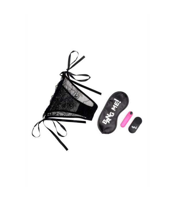Power Panty - Kantpanty, Bullet Vibrator en Blinddoek