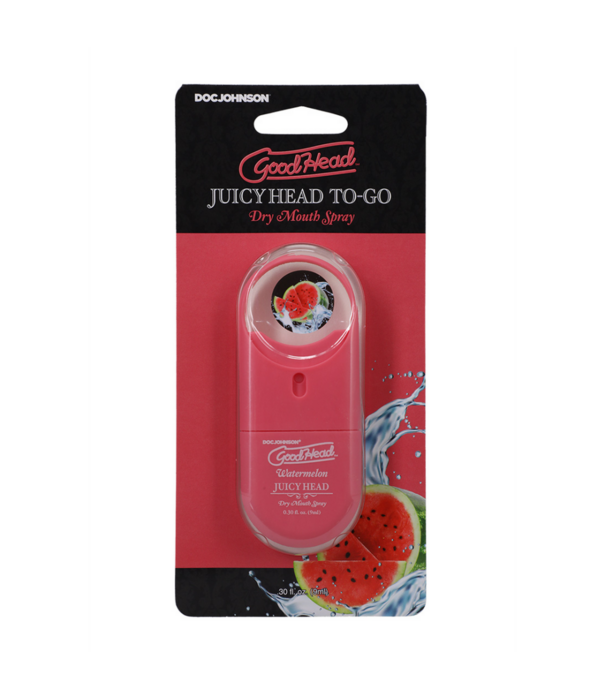 Doc Johnson Juicy Head - Dry Mouth Spray To-Go - Watermeloen - 0.3 fl oz / 9 ml