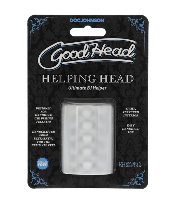 Doc Johnson Helpen Hoofd - Masturbator Sleeve - Frost