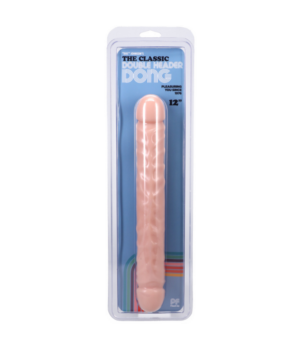 Doc Johnson Jr. Veined Double Header - Dildo met Double Ends - 12 / 30 cm