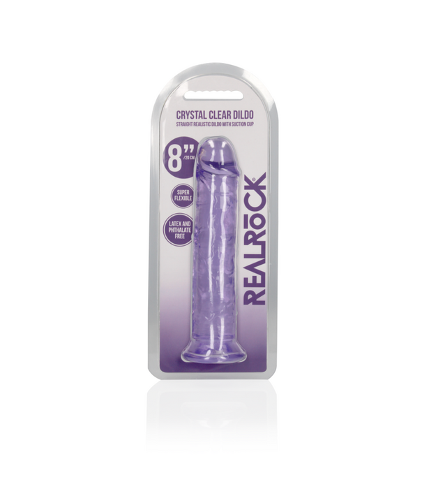 RealRock by Shots Rechtdoorgaande Realistische Dildo met Zuignap - 8'' / 20