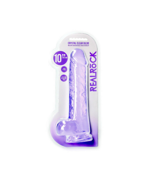 RealRock by Shots Realistische Dildo met Ballen - 10 / 25,4 cm