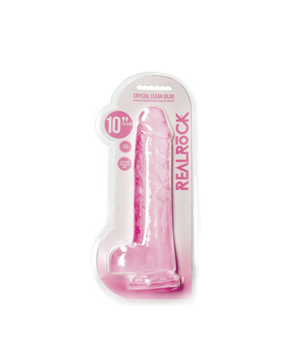 RealRock by Shots Realistische Dildo met Ballen - 10 / 25,4 cm