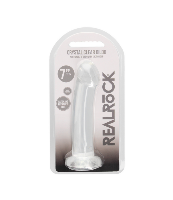 RealRock by Shots Non-Realistische Dildo met Zuignap - 7 / 17 cm