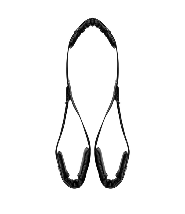 Ouch! by Shots Gevoerde Dijslip met Verstelbare Bandjes - Zwart