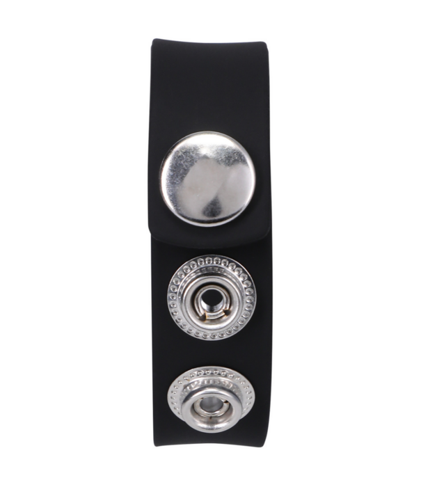 Doc Johnson De Silicone 3 Snap - Cockring