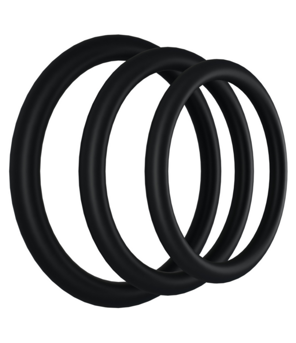 Doc Johnson Tri-Pack Rubber Gasket - Cockring Set
