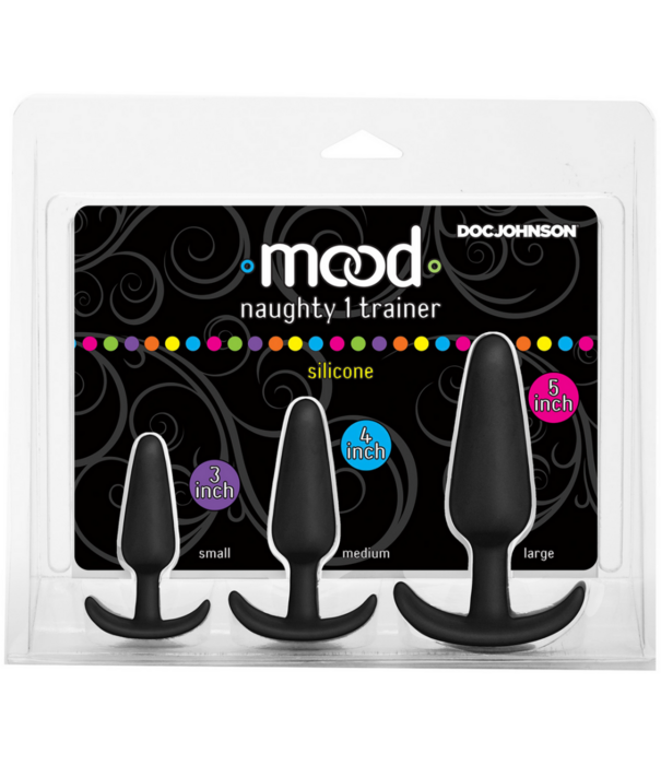 Doc Johnson Naughty 1 - Butt Plug Trainer Set