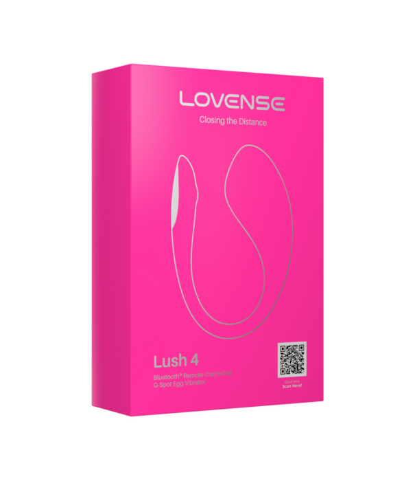 Lovense Lush 4 - Krachtige App-gestuurde Draagbare G-spot Ei Vibrator - Roze